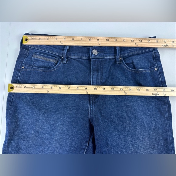 Levis 515 Womens Mid Rise Sz 10 Capri Cuffed Denim Blue Jeans Stretch Casual - Picture 7 of 11